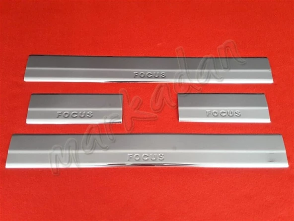 Markadan Ford Focus Krom Kapı Eşiği 2005-2011 4 Parça Paslanmaz Çelik ürün görseli