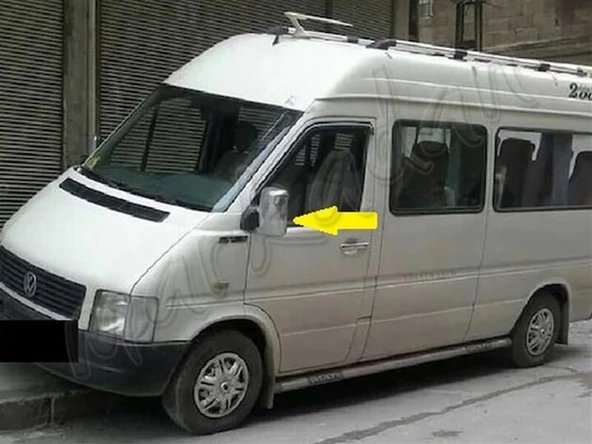 DB Chrome VW Volt Lt Krom Ayna Kapağı 1998-2006 2 Parça Abs Krom - Resim 4