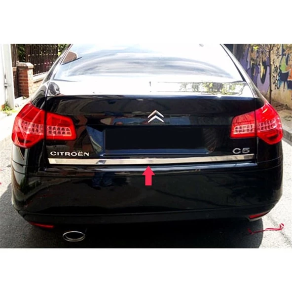 WOC Chrome Citroen C5 Krom Bagaj Alt Çıta 2008-2019 Paslanmaz Çelik ürün görseli