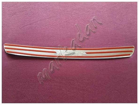 WOC Chrome Fiat Linea Krom Arka Tampon Eşiği 2006-2018 Paslanmaz Çelik - Resim 2