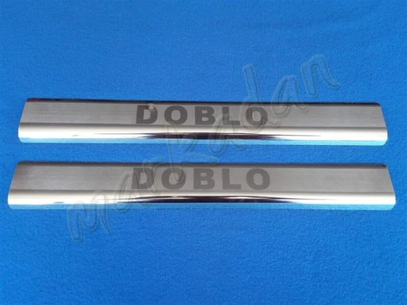 Fiat Doblo Krom Kapı Eşiği 2000-2012 2 Parça Paslanmaz Çelik ürün görseli