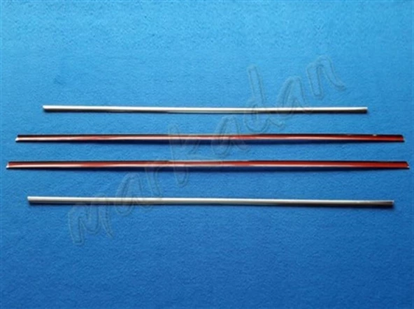 Mercedes W201 Krom Cam Çıtası 1983-1993 4 Parça Paslanmaz Çelik ürün görseli