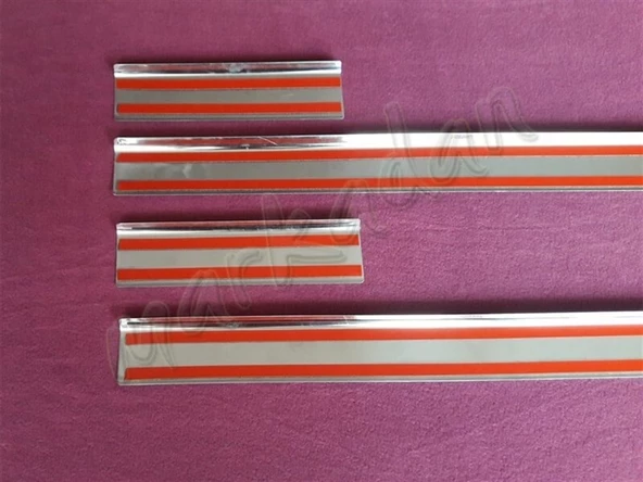 WOC Chrome VW T-Roc Krom Kapı Eşiği 2017 Sonrası 4 Parça Paslanmaz Çelik - Resim 2