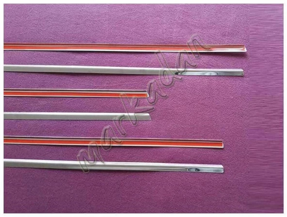 WOC Chrome Land Rover Sport Krom Cam Çıtası 2005-2010 6 Parça Paslanmaz Çelik - Resim 4