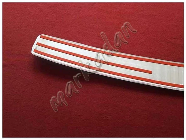 DB Chrome VW Caddy Arka Tampon Eşiği 2015-2020 Paslanmaz Çelik - Resim 2