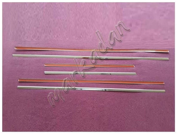 WOC Chrome Land Rover Sport Krom Cam Çıtası 2005-2010 6 Parça Paslanmaz Çelik - Resim 2