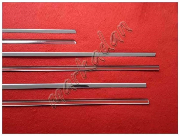 Markadan Land Rover Sport Krom Cam Çıtası 2005-2010 6 Parça Paslanmaz Çelik - Resim 4