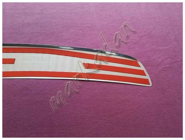 WOC Chrome Dacia Lodgy Arka Tampon Eşiği 2012-2022 P.Çelik - Resim 4