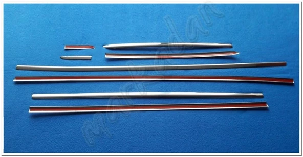 Renault Clio 4 Sport Tourer Krom Cam Çıtası 2012-2020 8 Parça Paslanmaz Çelik ürün görseli