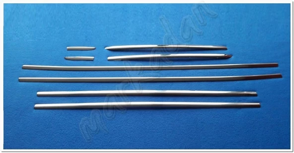 Renault Clio 4 Sport Tourer Krom Cam Çıtası 2012-2020 8 Parça Paslanmaz Çelik - Resim 2