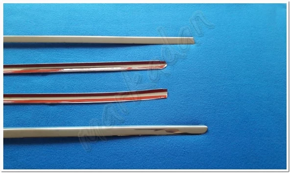 Dacia Duster Krom Cam Çıtası 2018 Sonrası 4 Parça Paslanmaz Çelik - Resim 2