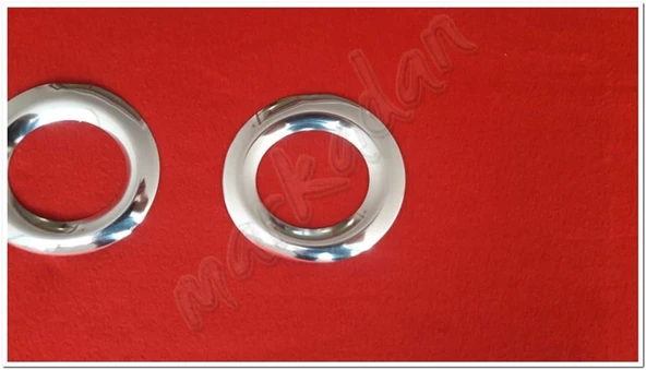 Markadan Mercedes Vito W447 Krom Sis Farı Çerçevesi 2014 Sonrası 2 Parça Paslanmaz Çelik - Resim 3