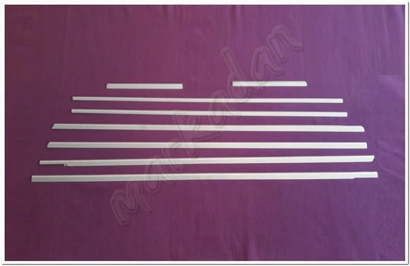 WOC Chrome Mercedes Viano W639 Uzun Şasi Krom Cam Çıtası 2004-2014 8 Parça Paslanmaz Çelik ürün görseli