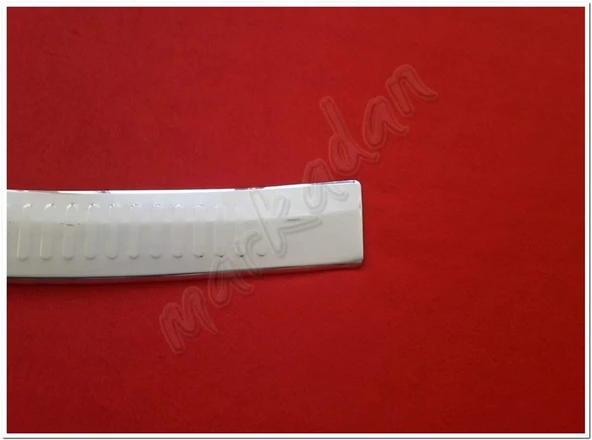 DB Chrome Dacia Duster Arka Tampon Üstü Nikelaj 2010-2017 P.Çelik - Resim 3