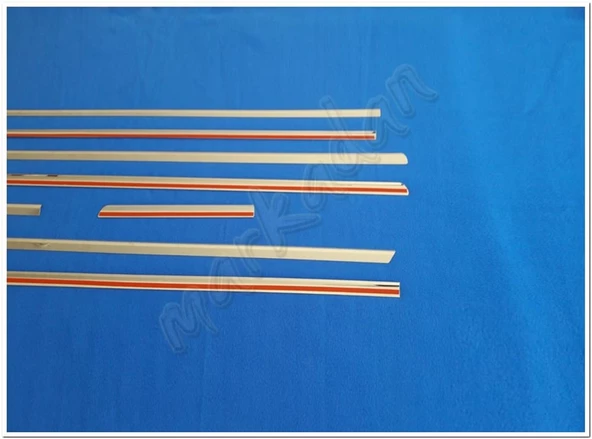 Mercedes Vito W639 Uzun Şasi Krom Cam Çıtası 2004-2014 8 Parça Paslanmaz Çelik - Resim 4