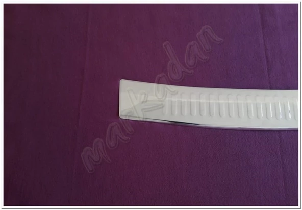 WOC Chrome Dacia Duster Krom Arka Tampon Eşiği 2010-2017 Paslanmaz Çelik - Resim 3