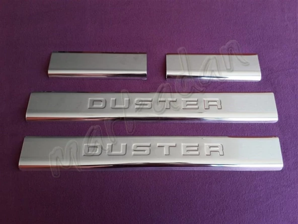 WOC Chrome Dacia Duster Krom Kapı Eşiği 2018 Sonrası 4 Parça Paslanmaz Çelik ürün görseli