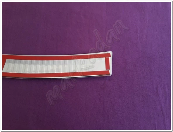WOC Chrome Dacia Duster Krom Arka Tampon Eşiği 2010-2017 Paslanmaz Çelik - Resim 4