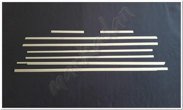 Markadan Mercedes Viano W639 Uzun Şasi Krom Cam Çıtası 2004-2014 8 Parça Paslanmaz Çelik ürün görseli