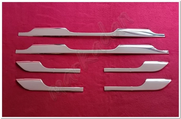 DB Chrome Dacia Duster Yan Marşpiyel Üstü Krom Çıta 2018 Sonrası 6 Parça P.Çelik ürün görseli