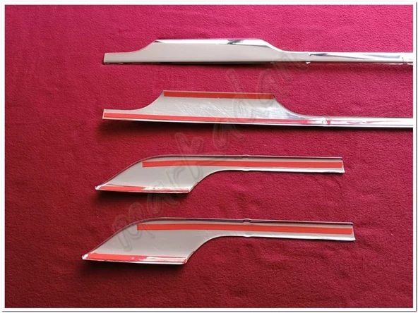 DB Chrome Dacia Duster Yan Marşpiyel Üstü Krom Çıta 2018 Sonrası 6 Parça P.Çelik - Resim 3