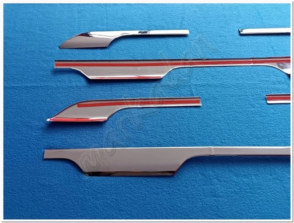 Dacia Duster Yan Marşpiyel Üstü Krom Çıta 2018 Sonrası 6 Parça Paslanmaz Çelik - Resim 4