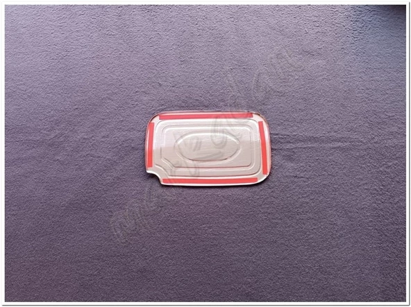 Markadan Renault Kangoo Krom Depo Kapağı 2008-2020 Paslanmaz Çelik - Resim 2