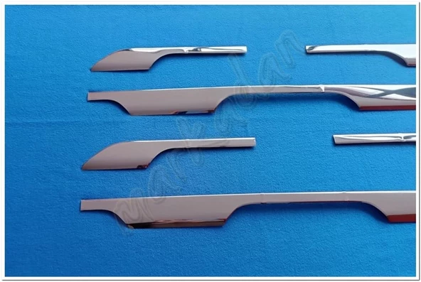 Dacia Duster Yan Marşpiyel Üstü Krom Çıta 2018 Sonrası 6 Parça Paslanmaz Çelik - Resim 3