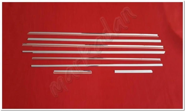 DB Chrome Mercedes Vito W639 Kısa Şasi Cam Çıtası Nikelajı 2004-2014 8 Parça P.Çelik - Resim 2