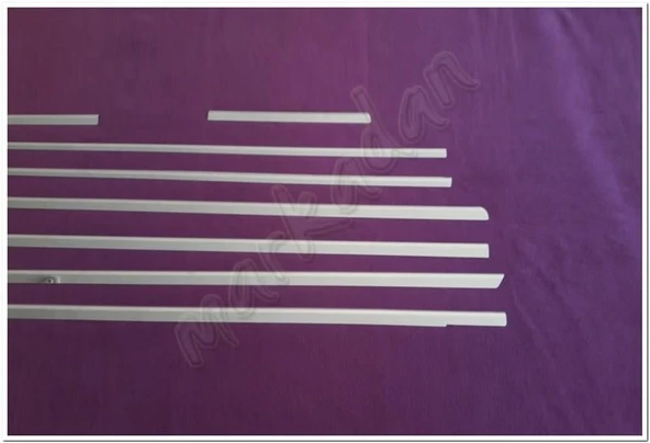 WOC Chrome Mercedes Vito W639 Kısa Şasi Krom Cam Çıtası 2004-2014 8 Parça Paslanmaz Çelik - Resim 3