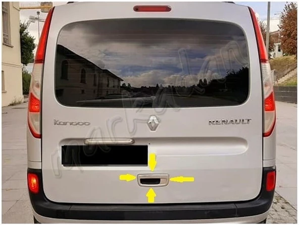 WOC Chrome Mercedes Citan Krom Bagaj Açma 2013-2020 Paslanmaz Çelik - Resim 3
