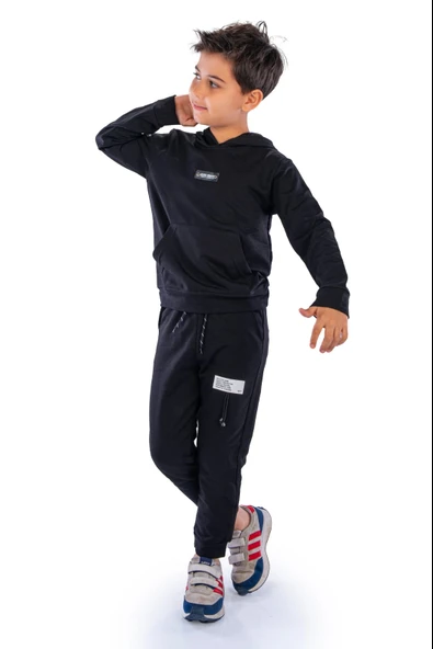 Class Kanguru Cepli Kapüşonlu Çocuk Eşofman MNK10071 - 11