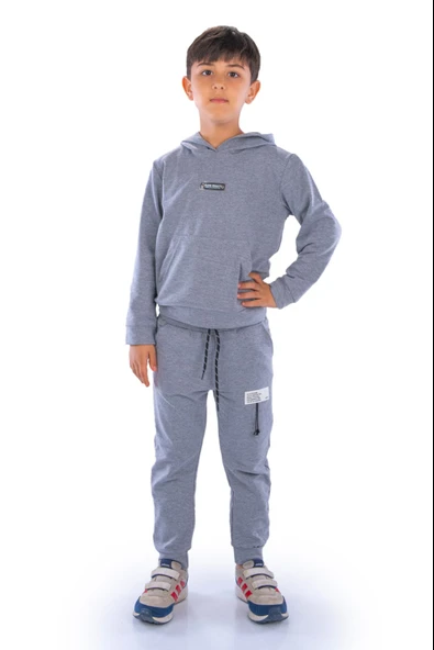 Class Kanguru Cepli Kapüşonlu Çocuk Eşofman MNK10071 - 13