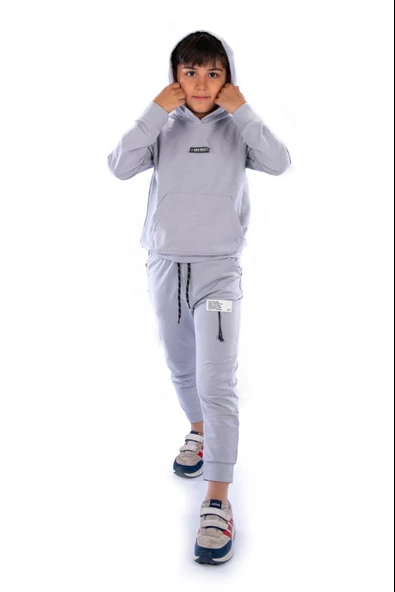 Class Kanguru Cepli Kapüşonlu Çocuk Eşofman MNK10071 - 3