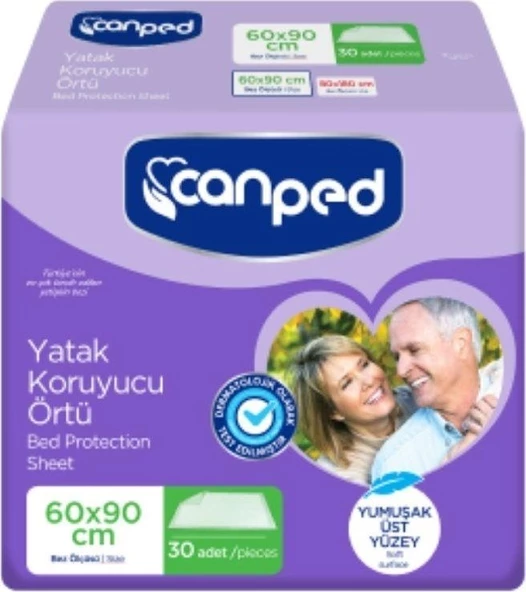 Canped Yatak Koruyucu Örtü (60x90 Cm) 60 Adet