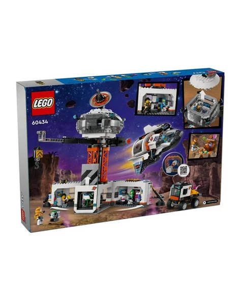 Lego City Uzay Üssü ve Roket Fırlatma Rampası 60434