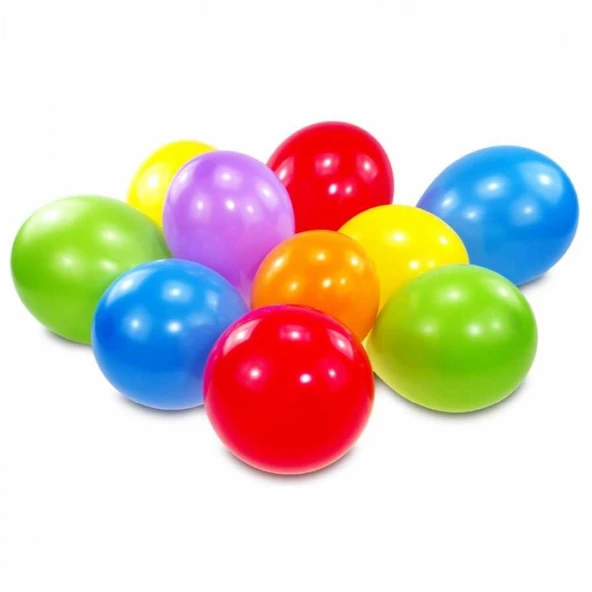 10 lu Balon Pastel Karışık Rengi 10 inç