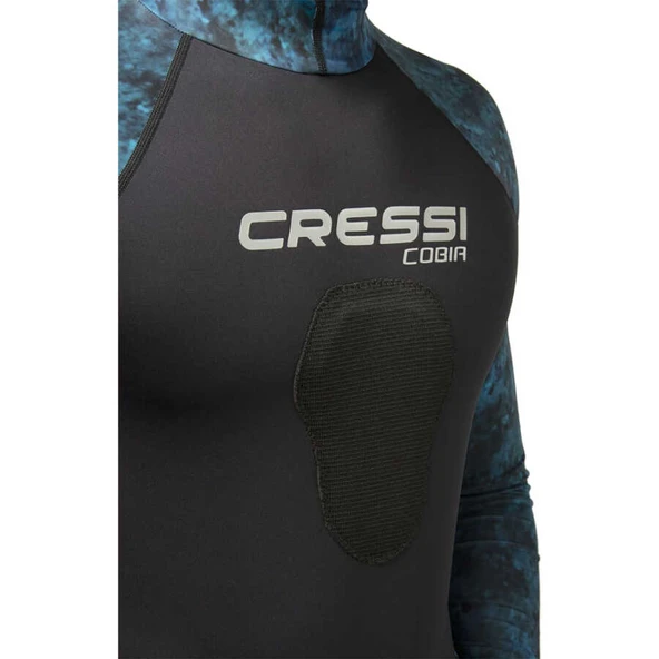 Cressi Cobia Rashguard Shirt  BLUE CAMO S - 5