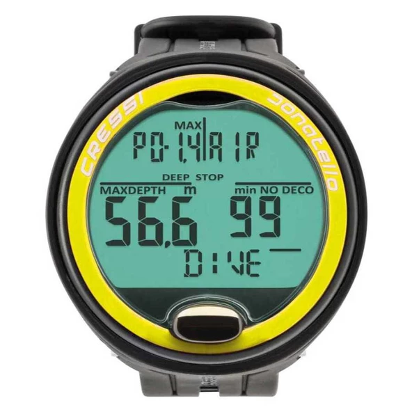 Cressi Donatello Diving Computer Black - Yellow