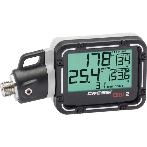 Cressi Digi 2 Dijital Dalış Konsolu  WHITE