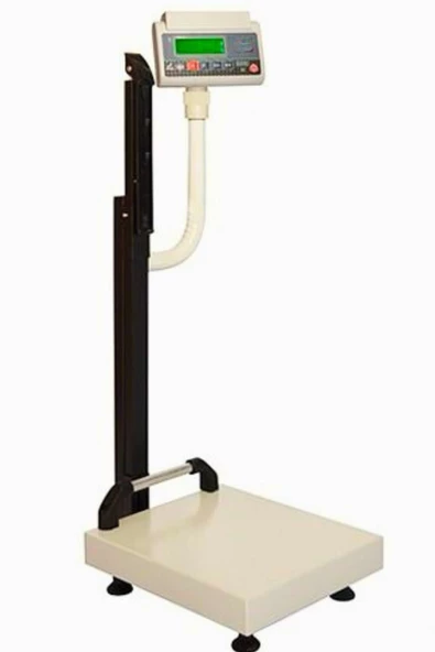 MEDKİMSAN,Boy Ölçerli Dijital Baskül | 300 kg Tartar | 50 gr Hassasiyet | 210 cm Boy Ölçer - 4