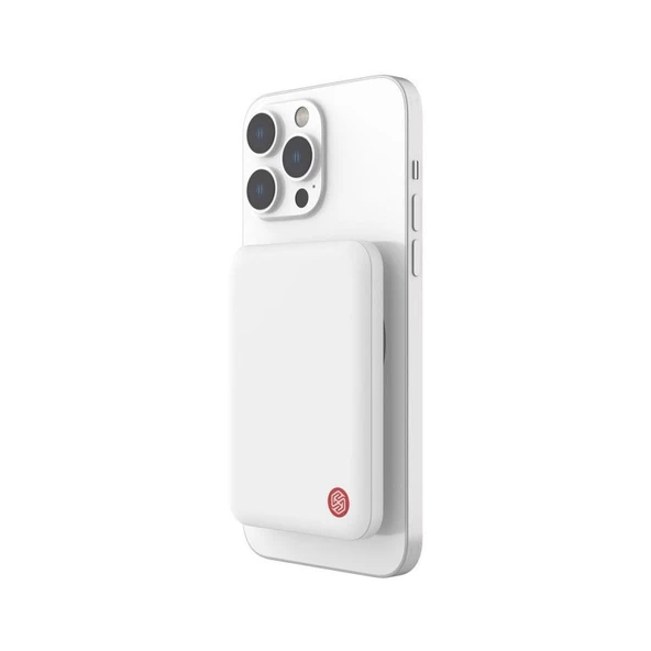 Nillkin Magsafe Powerbank 5000Mah Taşınabilir Şarj Cihazı - Beyaz - 3