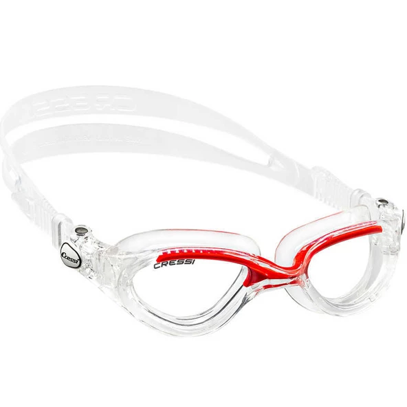Cressi Flash Deniz Gözlüğü  CLEAR-CLEAR-RED