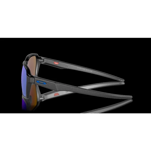 Oakley Parlay Steel w/ PRIZM Sapph Polarize Unısex Gözlük 0OO4143-OAK.4143 - Resim 7