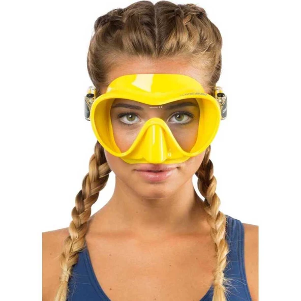 Cressi F1 Frameless Dalış Maskesi AQUAMARINE YETİŞKİN - 6