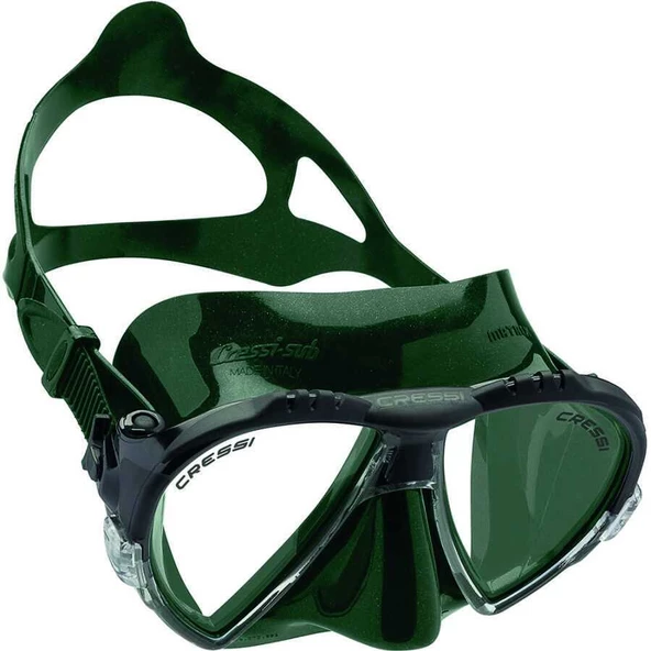 Cressi Matrix Dalış Maskesi  GREEN-GREEN