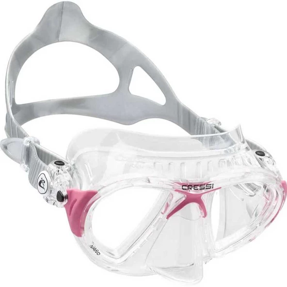 Cressi Nano Dalış Maskesi  CLEAR-PINK