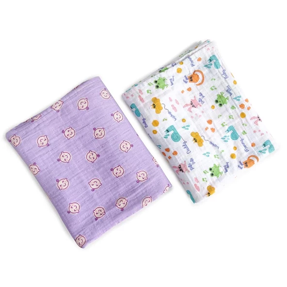 Milk&Moo Müslin Örtü 2'Li Set Milk&Moo Friends - 7