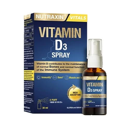 Nutraxin Vitamin D3 1000IU 30ml Sprey