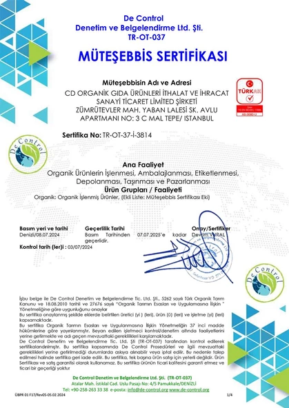 ORGANİK PİRİNÇ UNU 500G - 2